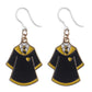 Wizard Robe Earrings (Dangles) - yellow