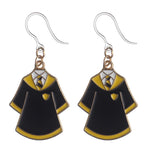 Wizard Robe Earrings (Dangles) - yellow