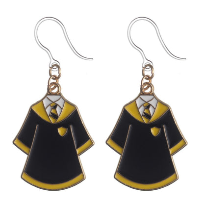 Wizard Robe Earrings (Dangles) - yellow