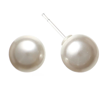 Faux Pearl Studs 12mm