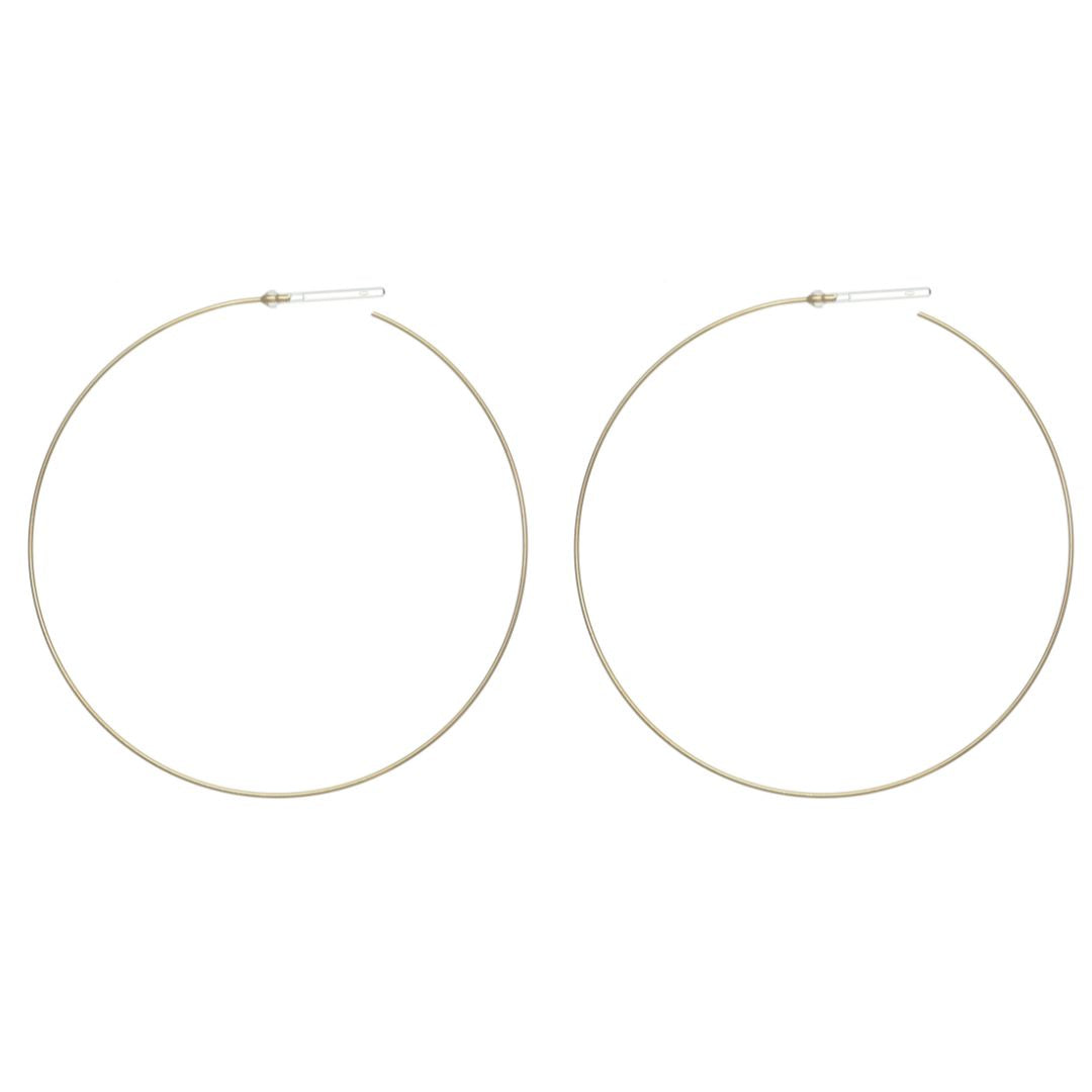 Gold Hoop Dangles