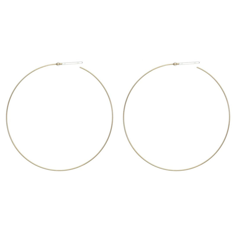 Gold Hoop Dangles