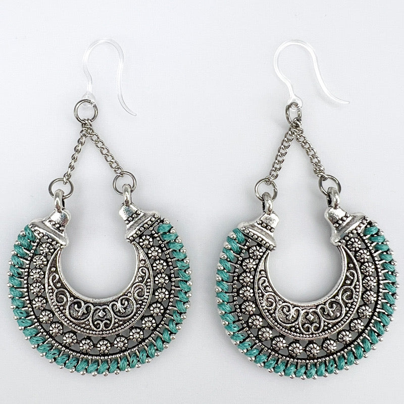 Rodeo Queen Earrings (Dangles) - turquoise