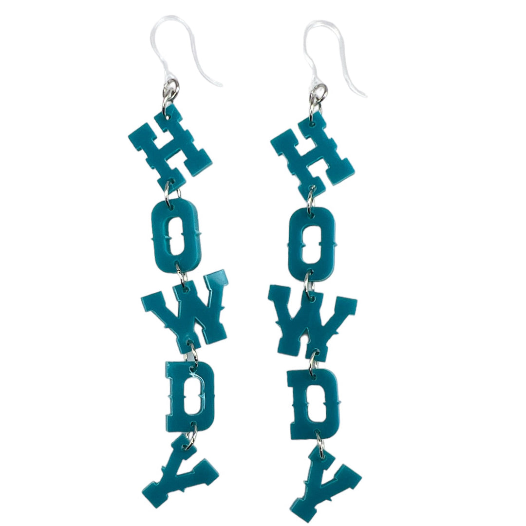 Exaggerated Howdy Earrings (Dangles)