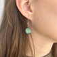 Glass Van Gogh Irises Dangles Hypoallergenic Earrings for Sensitive Ears with Plastic Posts