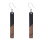 Rectangular Wooden Celluloid Dangles
