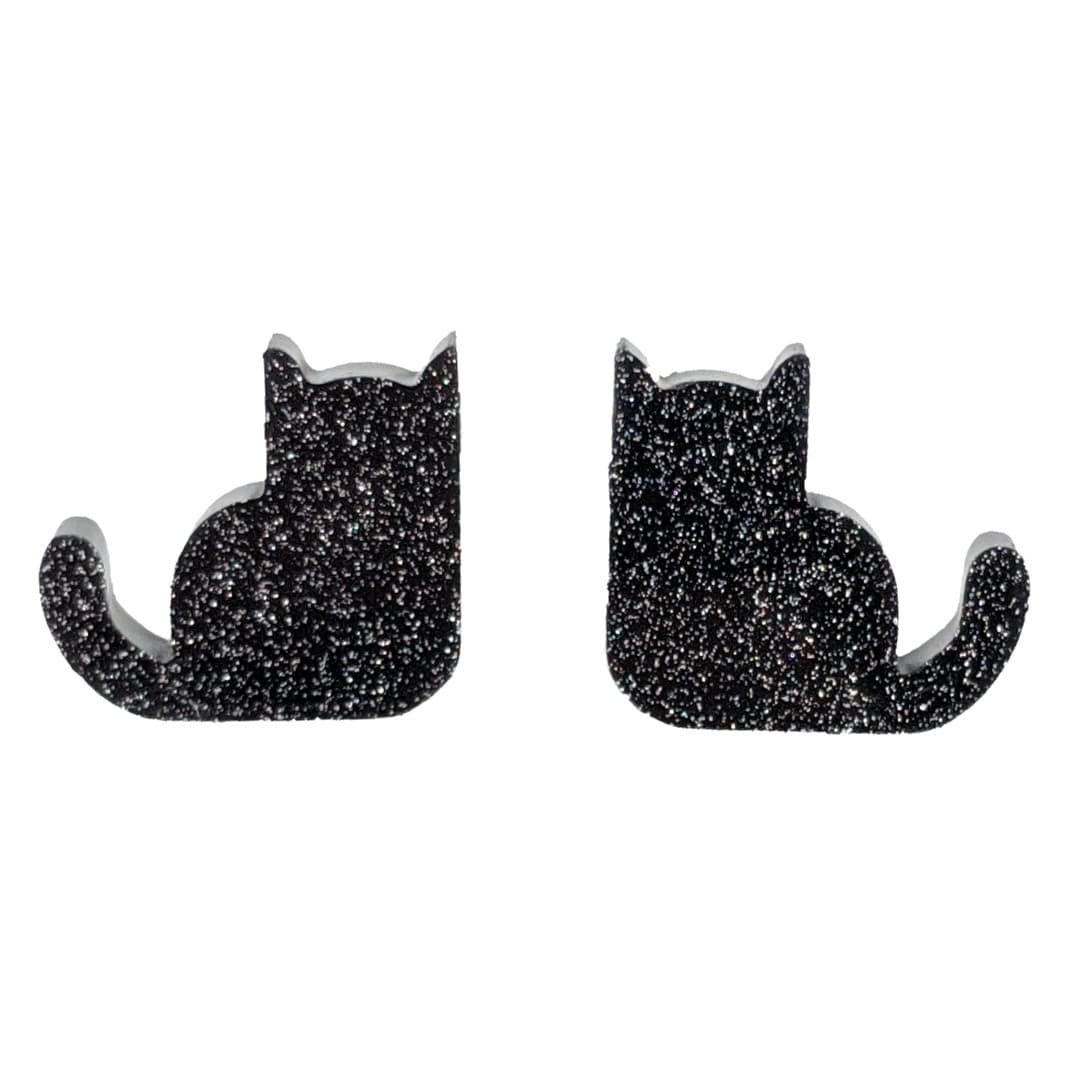 Sitting Cat Earrings (Studs)