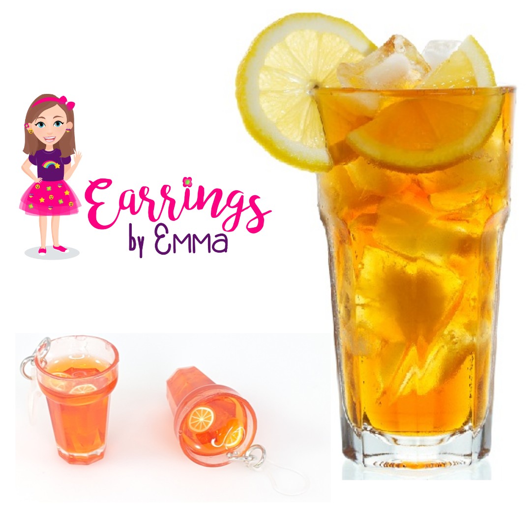 Iced Tea Earrings (Dangles) - earrings by emma