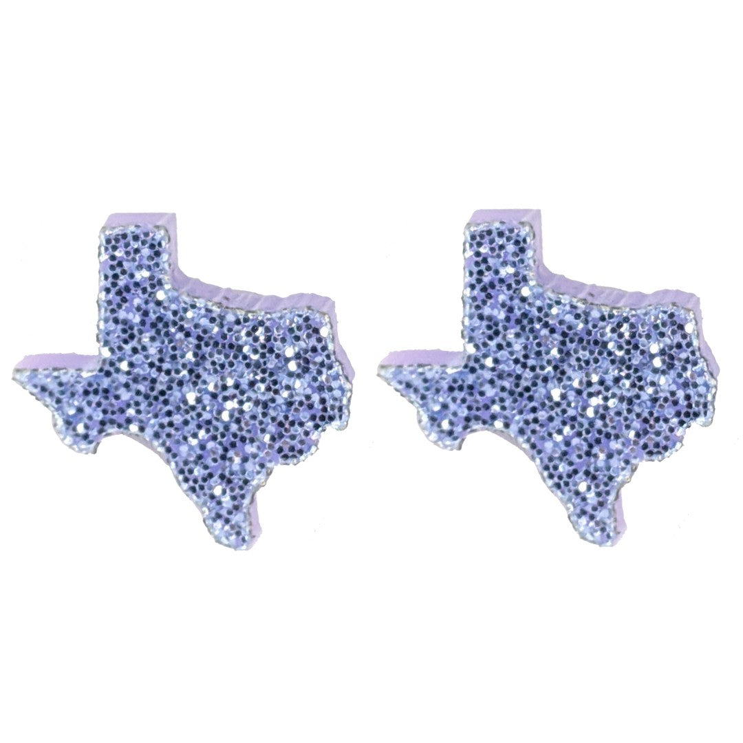 Glitter Texas Earrings (Studs)