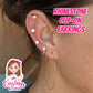 Rhinestone Clip-On Earrings