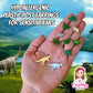 Metallic T-Rex Dangles Hypoallergenic Earrings for Sensitive Ears Made with Plastic Posts