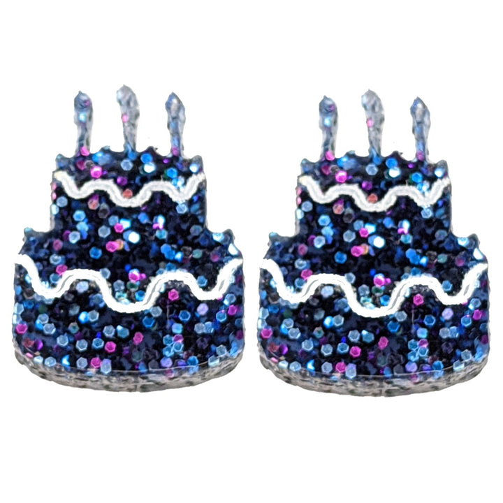 Birthday Cake Earrings (Studs)