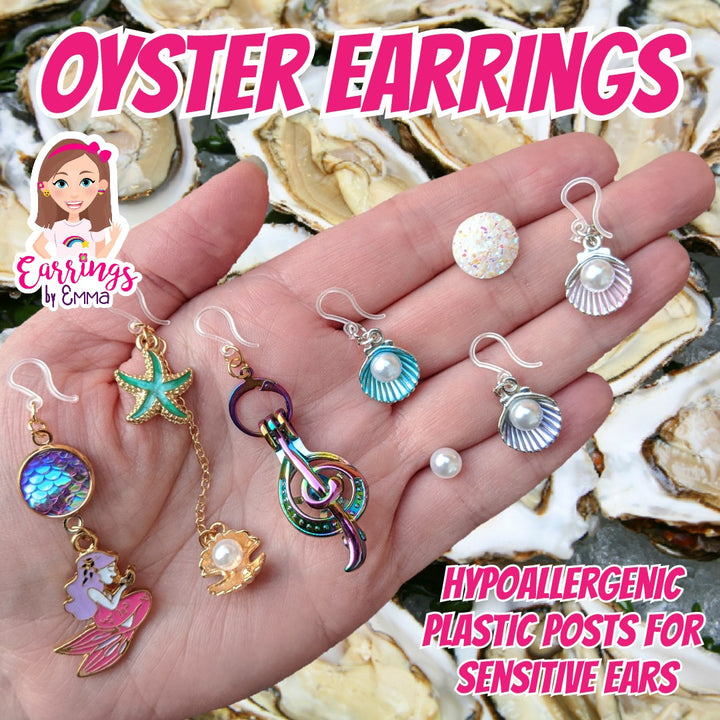 Oyster Earrings (Dangles)