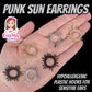 Punk Sun Earrings (Dangles) - all colors