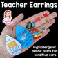 Crayon Dangles Hypoallergenic Earrings for Sensitive Ears Made with Plastic Posts