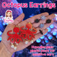 Exaggerated Pearl Octopus Dangles Hypoallergenic Earrings for Sensitive Ears Made with Plastic Posts