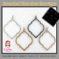 Rounded Rhombus Dangles Hypoallergenic Earrings for Sensitive Ears Made with Plastic Posts