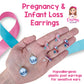 Angel Baby Dangles Hypoallergenic Earrings for Sensitive Ears Made with Plastic Posts