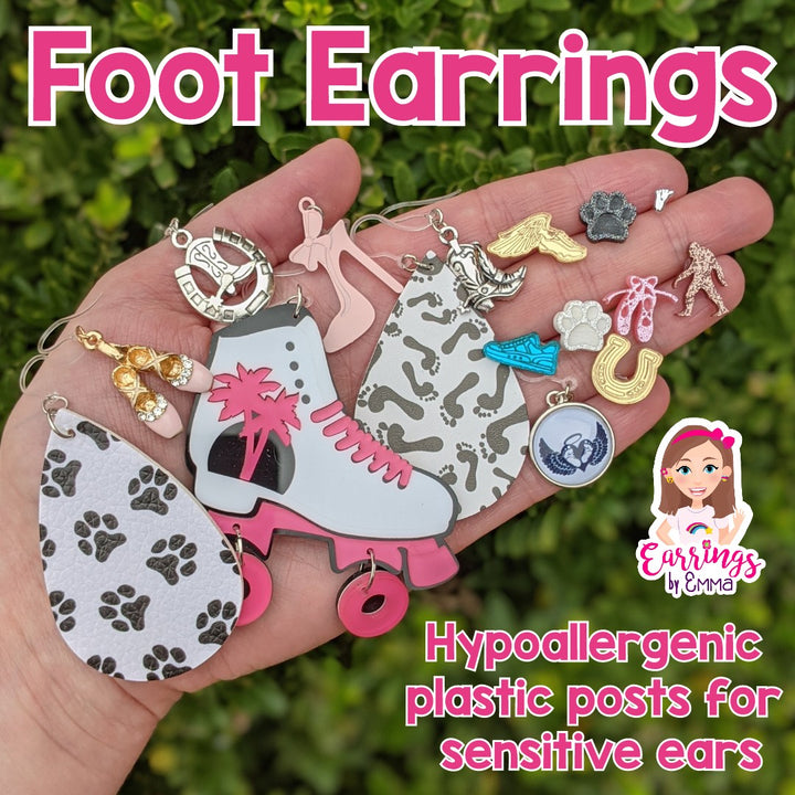 Tiny Hand & Foot Earrings (Studs)
