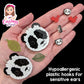 Exaggerated Panda Dangles Hypoallergenic Earrings for Sensitive Ears Made with Plastic Posts