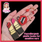 Lipstick Dangles Hypoallergenic Earrings for Sensitive Ears Made with Plastic Posts