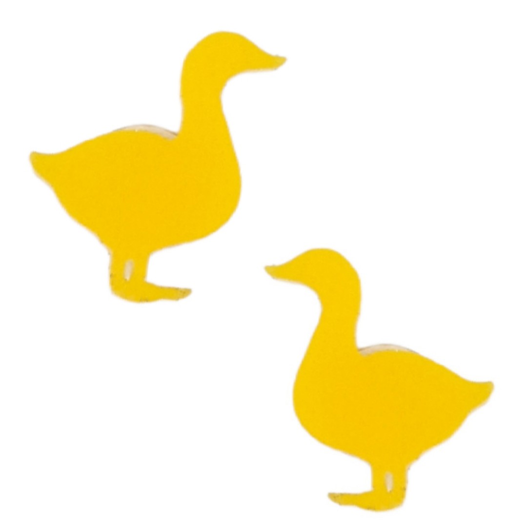 Standing Duck Earrings (Studs)