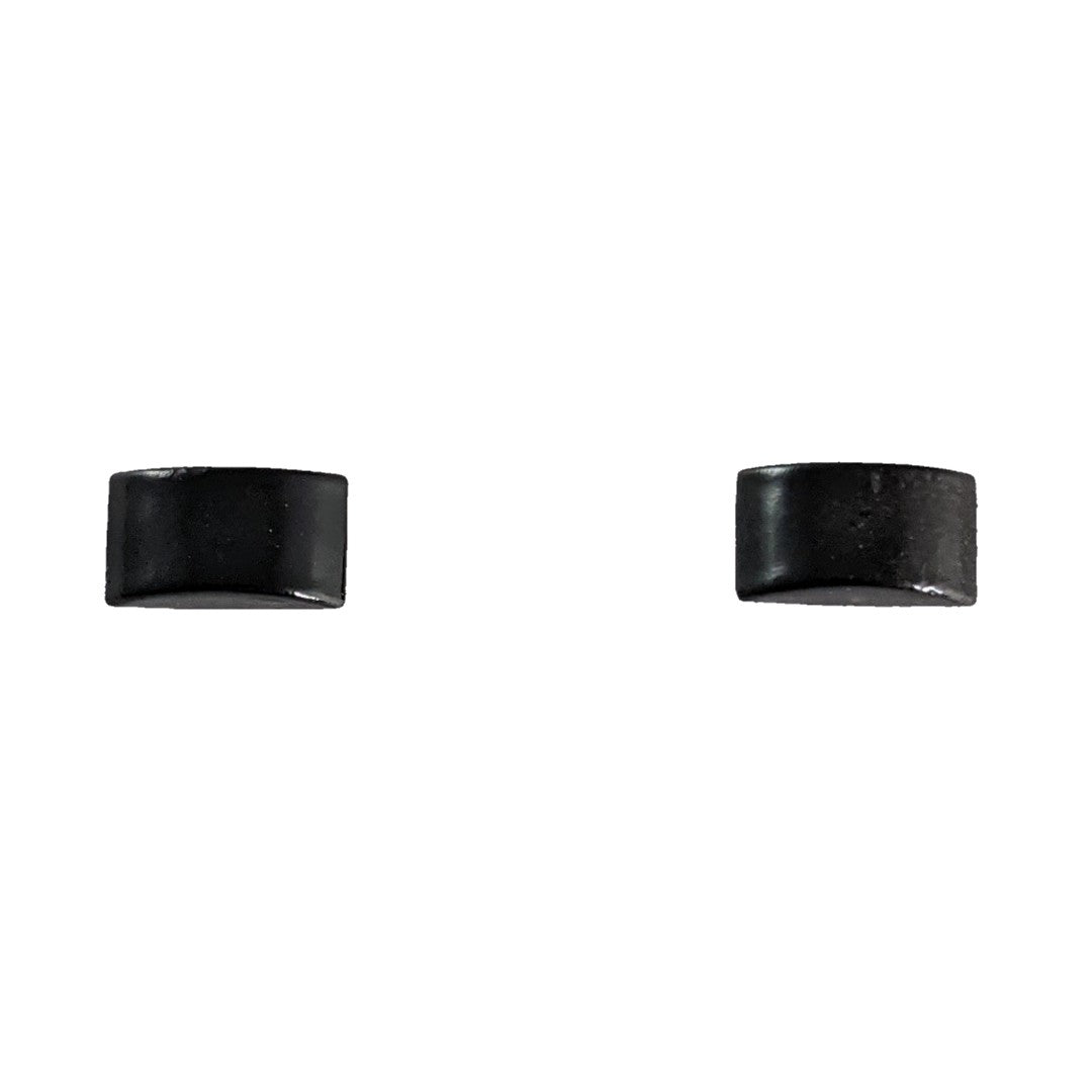 Tiny Arc Earrings (Studs) - black