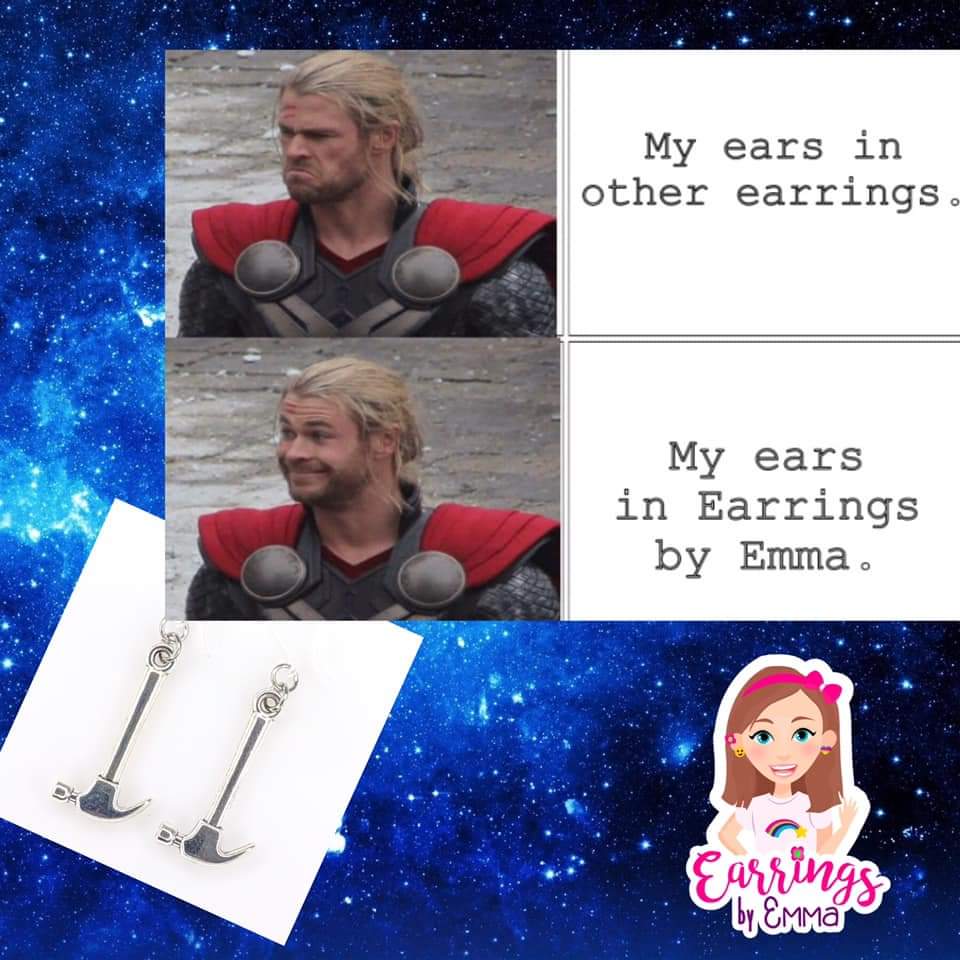 Hammer Earrings (Dangles)