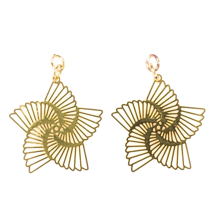 Star Dancer Earrings (Dangles) - gold