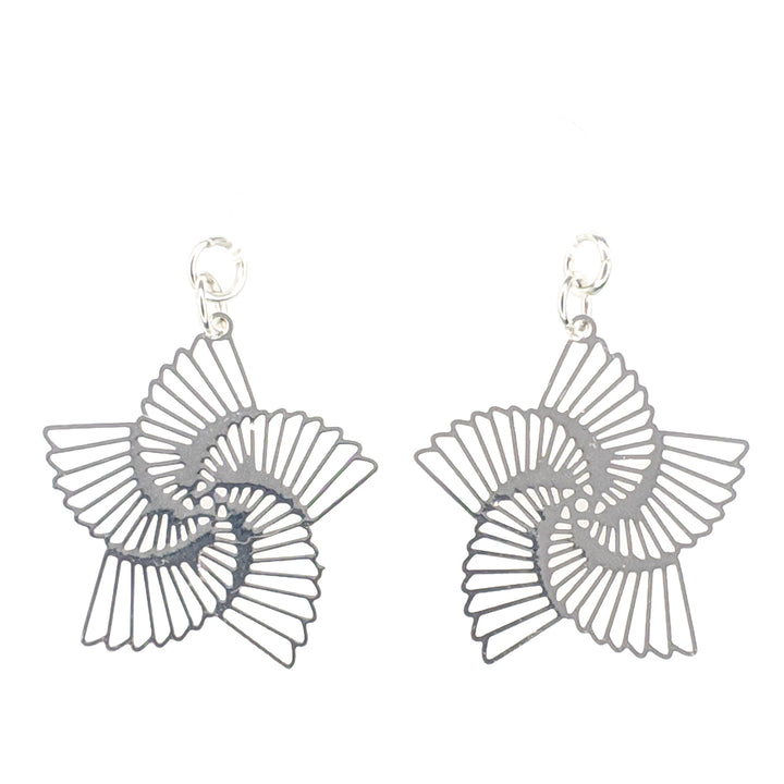 Star Dancer Earrings (Dangles) - silver