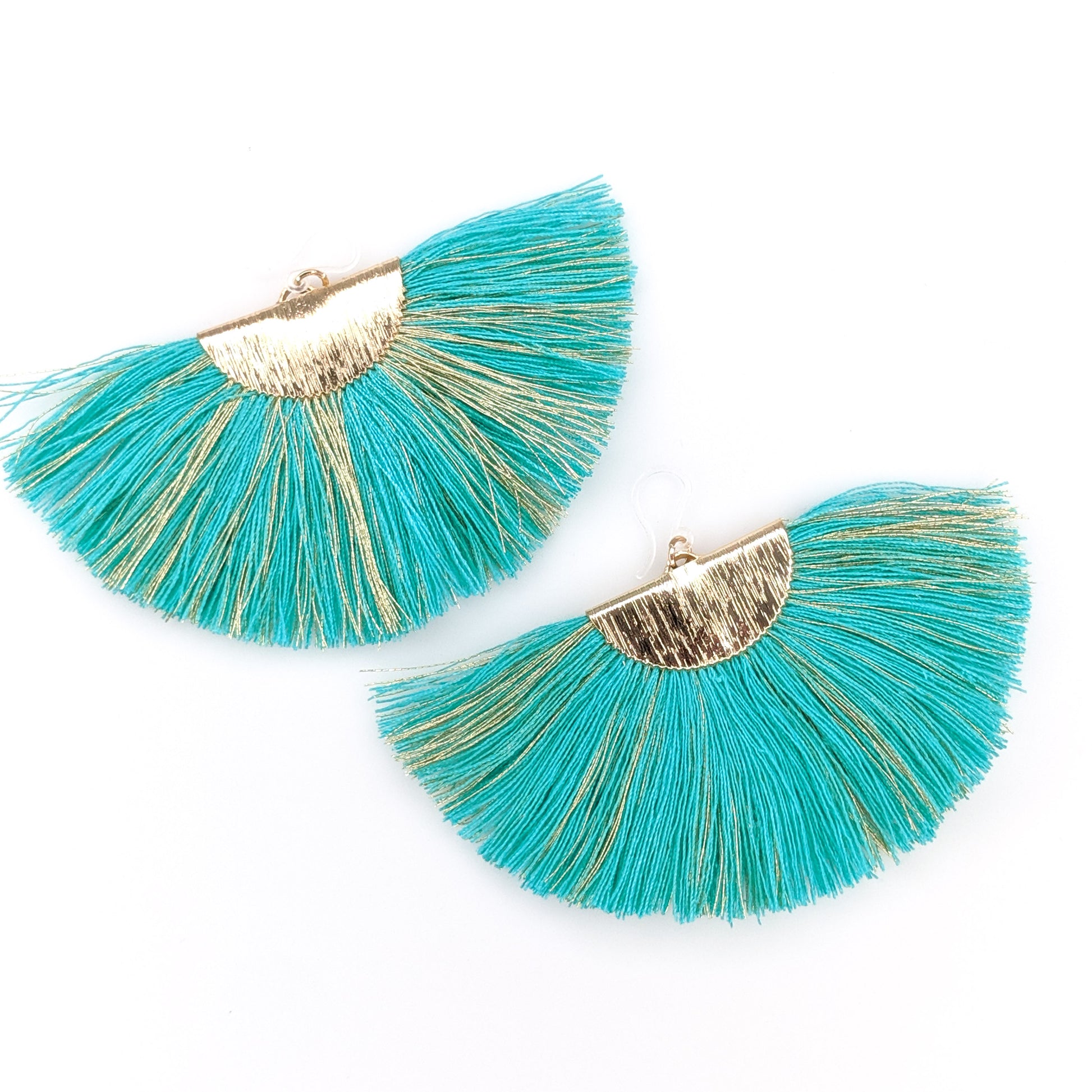 FANtastic Tassel Earrings (Dangles) - turquoise