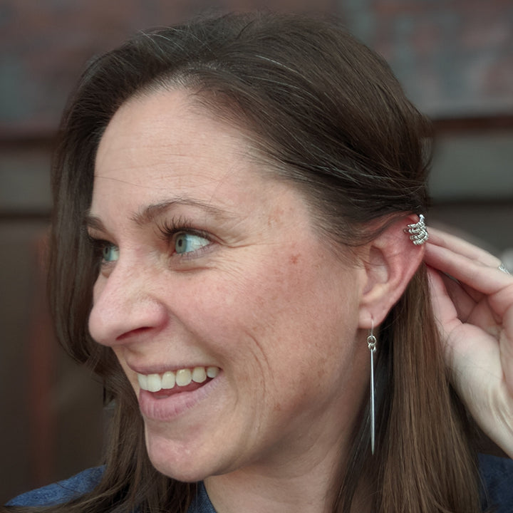 Skeleton Hand Ear Cuff Earring - size on customer