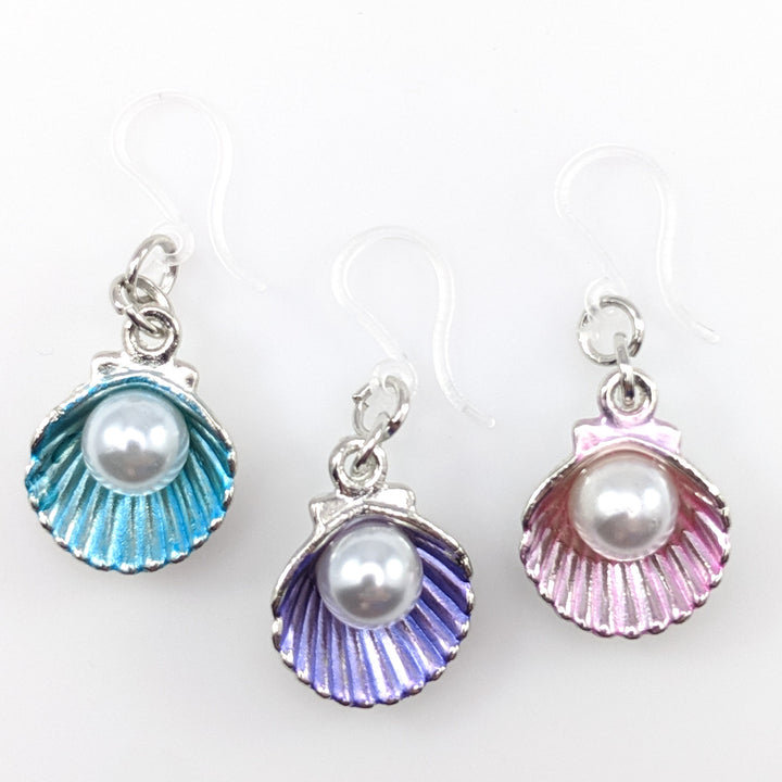 Oyster Earrings (Dangles) - all colors