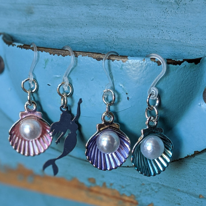 Oyster Earrings (Dangles) - all colors and details