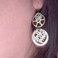 Gear Dangles Hypoallergenic Earrings for Sensitive Ears Made with Plastic Posts