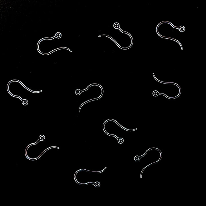 Sparkly Ringed Planet Earrings (Dangles) - hypoallergenic plastic hooks