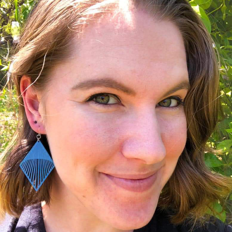Large Suspension Bridge Earrings (Dangles) - happy customer