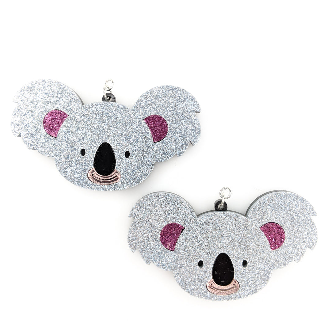 Exaggerated Koala Earrings (Dangles)