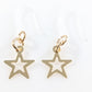 Petite Star Earrings (Dangles) - gold
