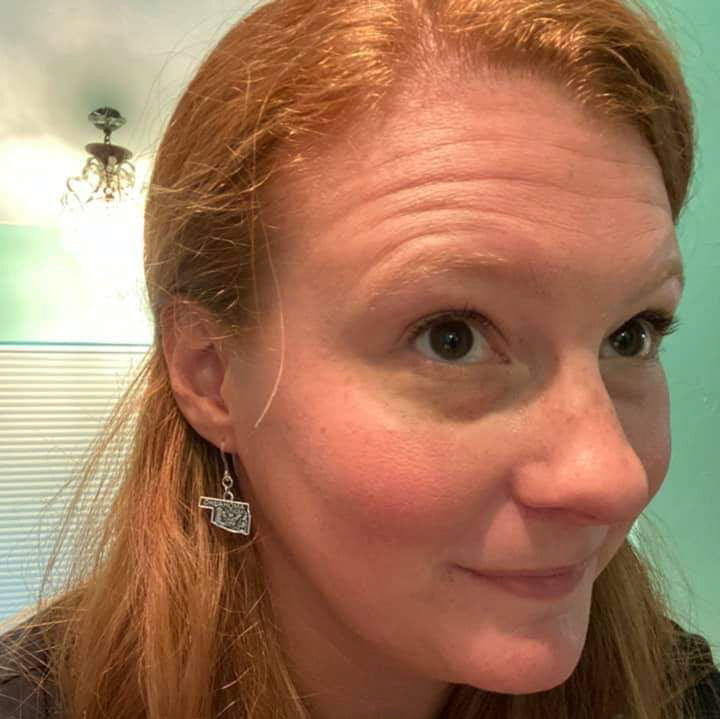 Silver Oklahoma Earrings (Dangles) - happy customer