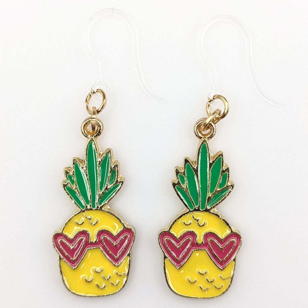 Summer Pineapple Earrings (Dangles)