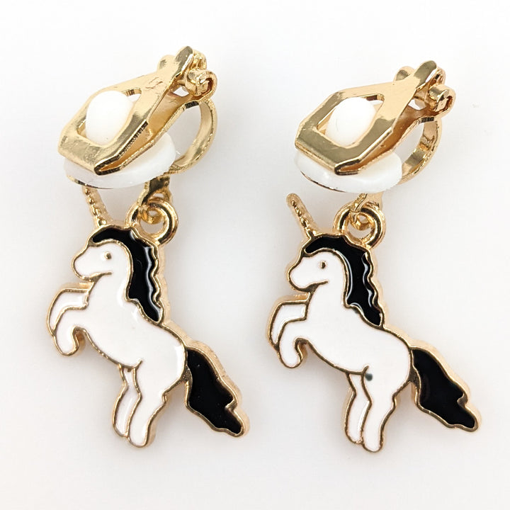 Unicorn Clip-on Earrings