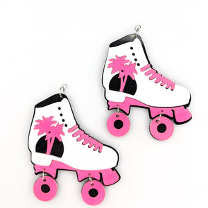 Exaggerated Roller Skate Earrings (Dangles)