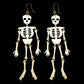 Exaggerated Skeleton Earrings (Dangles) - white