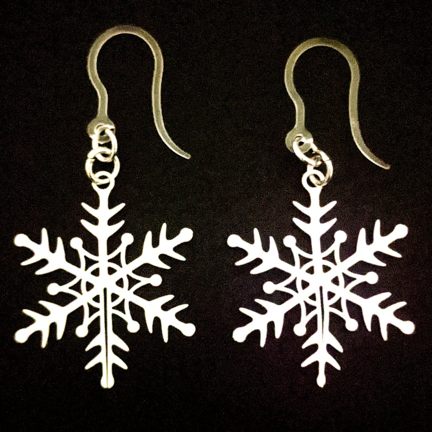 Perfect Snowflake Earrings (Dangles)