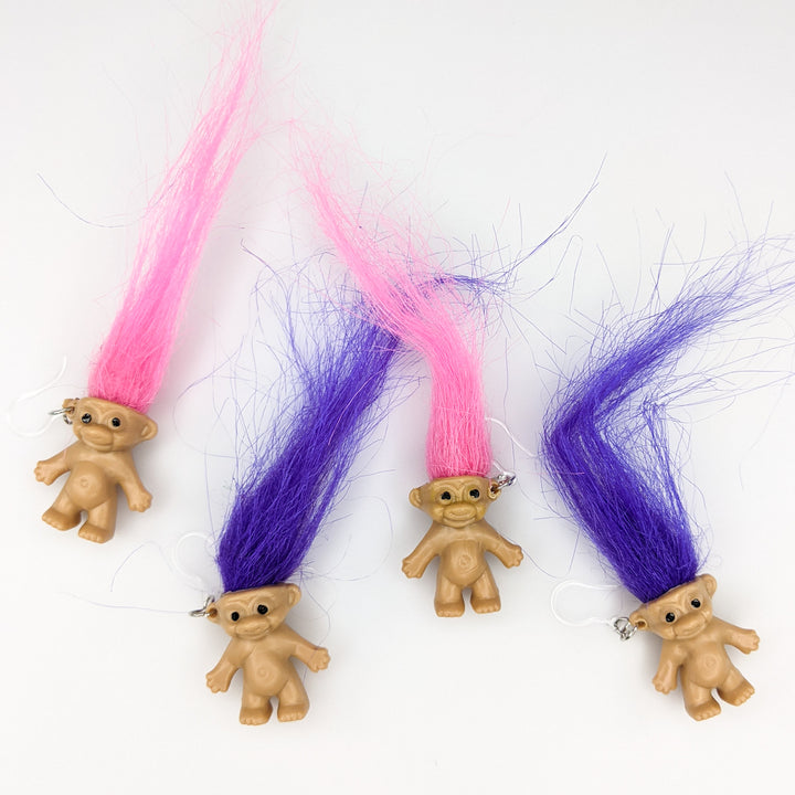 Exaggerated Troll Earrings (Dangles) - all colors