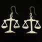 Scales of Justice Earrings (Dangles) - large