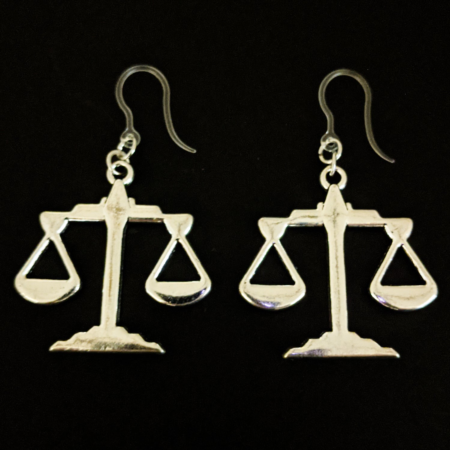 Scales of Justice Earrings (Dangles) - large