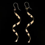 Spiral Earrings (Dangles) - gold