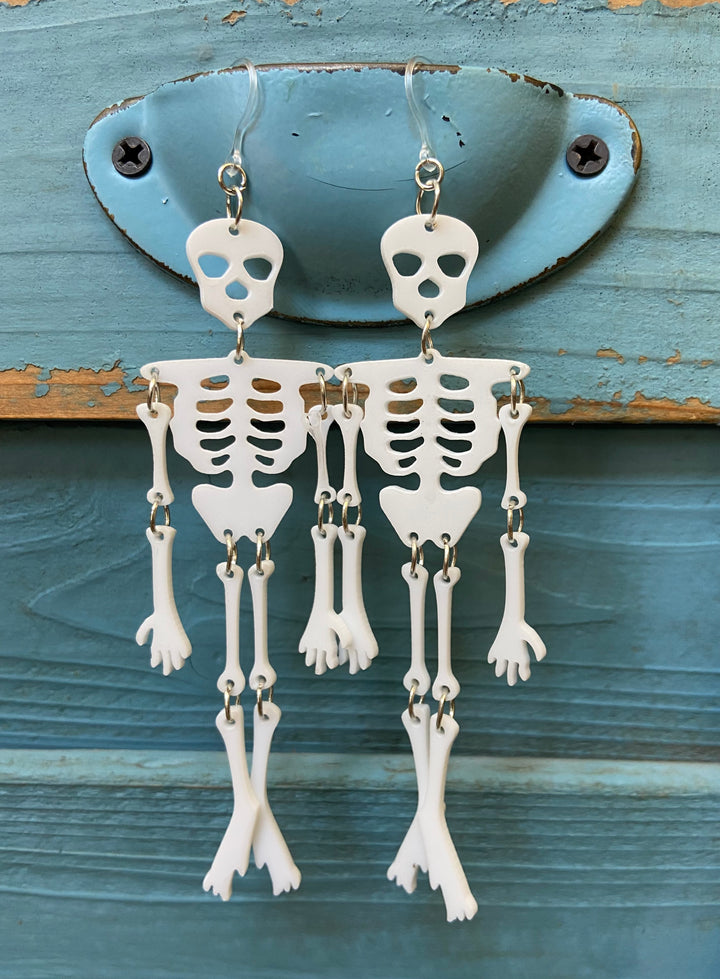 Exaggerated Skeleton Earrings (Dangles)